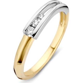 👉 Damesring witgouden diamanten active vrouwen Excellent Jewelry Dames Ring met Uiteinde 8785259714756