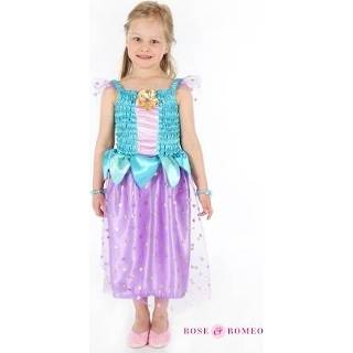 👉 Prinsessen jurk paars blauw active jurkje Elette blauw/paars
