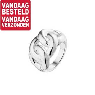 👉 Schakelring zilver active Schakel Ring van / 10.19716 maat 17,5