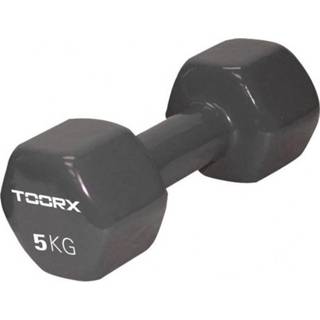 👉 Vinyl dumbbell oranje geel stuks active dumbbells Toorx - Per Stuk 1 kg 8029975992389