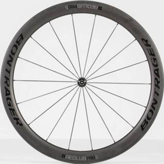 👉 Voorwiel zwart active Bontrager Aeolus Pro 5 TLR Road Wheel Black Anthracite 100 mm x 601479813582