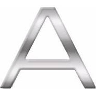 Small active zilver Kleine alfabet stickers letter A