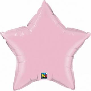 👉 Folie ballon active roze Feest folieballon sterretje 50 cm