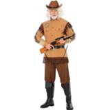 👉 Active mannen Carnaval/feest Amerikaanse ranger/sheriff/cowboy verkleedoutfit voor heren