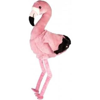 👉 Grote knuffel active roze vogel flamingo 74 cm knuffels kopen