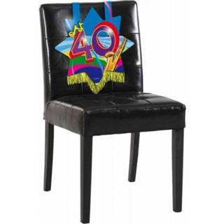 Bord multi 40 jaar verjaardags voor op een stoel