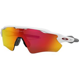 👉 Zonne bril One Size wit polished white Oakley Radar EV Path Prizm Ruby zonnebril - Zonnebrillen