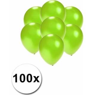 👉 Ball onnet active groen Kleine metallic ballonnetjes 100 stuks