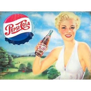 👉 Wand plaat active Ouderwetse wandplaat Pepsi Cola 30 x 40 cm