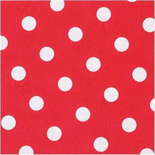 👉 Servet active 20x Decor servetten 40 x cm polkadots stippen