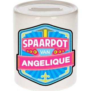 👉 Spaarpot keramiek active kinderen Kinder van Angelique