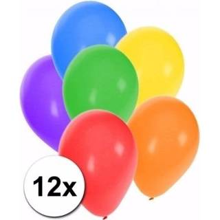 👉 Ballon active Mix ballonnen gekleurd 12 stuks