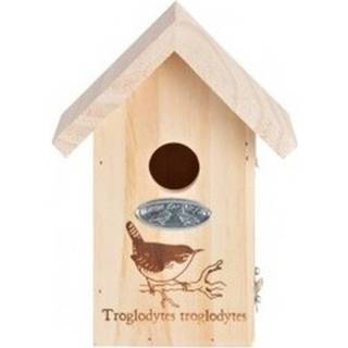 👉 Vogelhuisje hout multikleur Met Vogel Silhouet 19,5x9,5 Cm 8719538081925