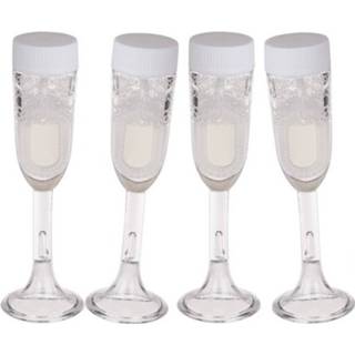 👉 Bellenblaas 4x Champagne Glas 8719538595064