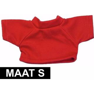 👉 Knuffel rood Clothies shirt S om op te schrijven