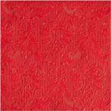 👉 Servet active rood 15 stuks Luxe servetten barok patroon 3-laags
