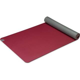 👉 Yoga mat active magenta grijs Gaiam - 5 mm Earth Lovers / Grey 18713622549