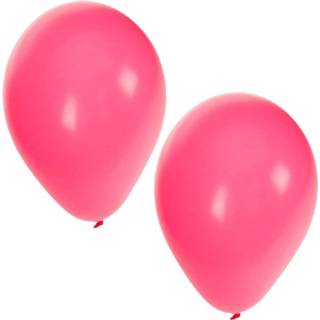 👉 Ballon roze 25x Stuks Party Ballonnen - 27 Cm Voor Helium En Lucht Verjaardag/feestartikelen/versiering 8718758020998