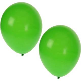 👉 Ballon groene papier groen 25x Stuks Party Verjaardag Ballonnen - 27 Cm Voor Helium Of Lucht Feestartikelen/versiering 8718758020783
