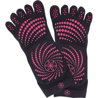 👉 Sock zwart roze polyester stuks active sportsokken Gaiam Grippy Yoga Socks - Anti-slip Yogasokken / 18713571274