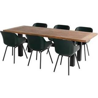 👉 Tuinset aluminium zwart Hartman Sophie Yasmani 6-persoons