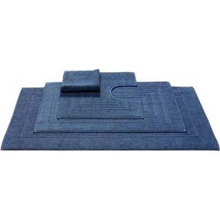 👉 Badmat blauw katoen Vandyck Houston 62 x 100 cm - Jeans Blue 8718471231572