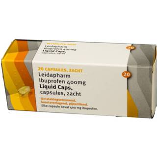 👉 Gezondheid Leidapharm Ibuprofen 400mg Liquid Caps 8716049035430
