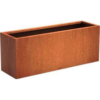 👉 Plantenbak Senzzo cortenstaal 100x30x40cm.