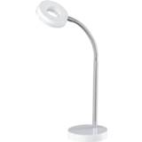 Tafellamp wit aluminium Led - Tafelverlichting Trion Renny 4w Warm 3000k Rond Mat 6013919239298