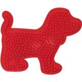 👉 Strijkkralenbordje rood Ses Creative Strijkkralenbord Hond 8710341007935