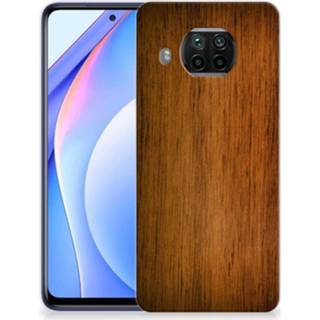 👉 Bumper hoesje hout Xiaomi Mi 10T Lite Donker 8720215790948