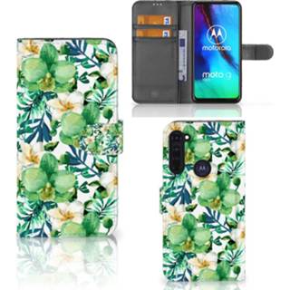 👉 Orchidee groen Motorola Moto G Pro Hoesje 8720215296921