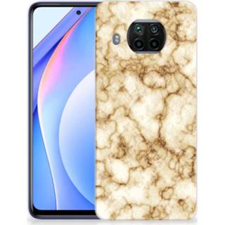 👉 Siliconen hoesje marmer goud Xiaomi Mi 10T Lite TPU 8720215315370