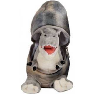 👉 Dinosaurus grijs pluche Dinoworld In Ei Junior 22 Cm 8713219366462