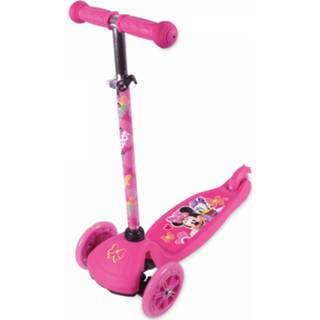 👉 Kinderstep roze aluminium kinderen meisjes Disney Minnie Mouse 3-wiel Voetrem 5902308599178