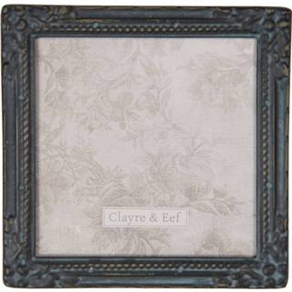 👉 Foto lijst IJzer zwart Clayre & Eef Fotolijst 2f0739 14*2*14 Cm / 13*13 - 8717459737006