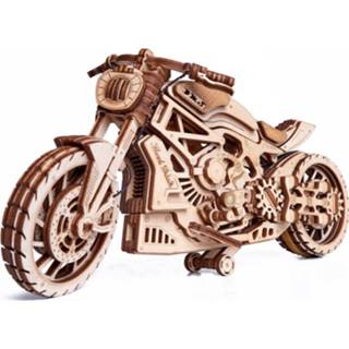 👉 Motorfiet houten hout Wood Trick Motorfiets Dms - Modelbouw 4820195190838