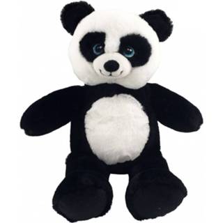 👉 Knuffel zwart witte pluche polyester multikleur kinderen Zwart/witte Panda Beer 40 Cm - Beren Bosdieren Knuffels Speelgoed Voor 8720147682595