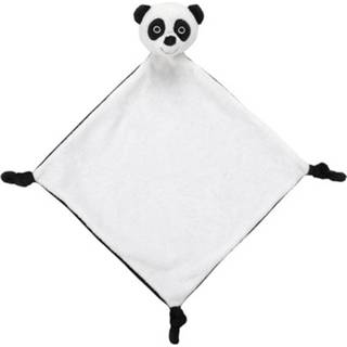 👉 Knuffeldoek witte polyester wit baby's Pandabeer Tuttel/knuffeldoekje 40 Cm - Pandas Beren Knuffels Baby Geboorte Kraamcadeaus 8720147046939