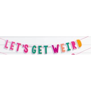 👉 Slinger karton groen Amscan 'Let's Get Weird' 175 X 18 Cm 13051854928
