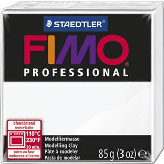 👉 Boetseerklei wit Staedtler Fimo Professional 85 Gram 4007817800072