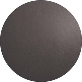 👉 Placemat leather kunstleder zwart Asa - T Table Top Rond 38cm Basalt 4024433327592