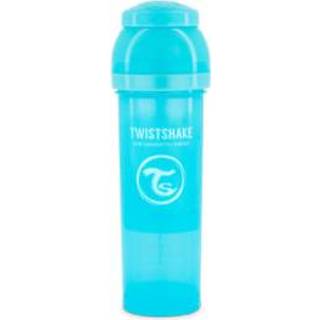 👉 Babyfles PP meisjes blauw baby's TWIST SHAKE anti-koliek 330 ml in pastelblauw 7350083122629