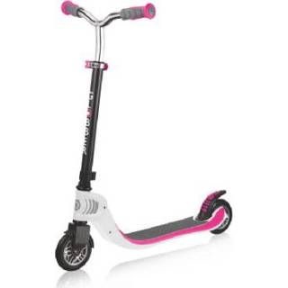 👉 Wit roze meisjes GLOBBER Scoot er FLOW FOLDABLE 125 wit-neon 4897070183896