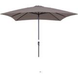 👉 Garden Impressions Lotus parasol 250x250 - donker grijs / taupe