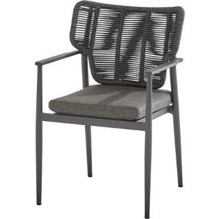 👉 Terras stoel aluminium antraciet Taste by 4 Seasons Arturo tuinstoel 8720087007496
