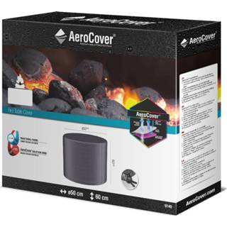 Aerocover beschermhoes vuurtafel Γ antraciet polyester 9140 Aerocover antraciet polyester beschermhoes vuurtafel Γ50xH60 cm - 8717591771883