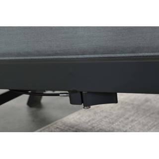 👉 Verstelbare tuinstoel metaal grijs Garden Impressions Max + voetenbank 8713002067385