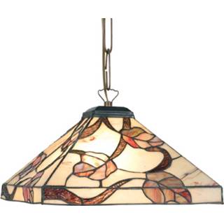 👉 Hanglamp bruin Appolonia in Tiffany-stijl
