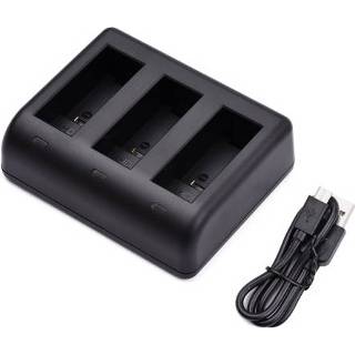 Action camera Battery Charger 3 slot Fast Charging